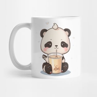 Cute panda with coffee Mug